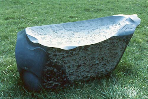 San Juan Islands Bench by sculptor Tom Small, San Juan Island, Washington